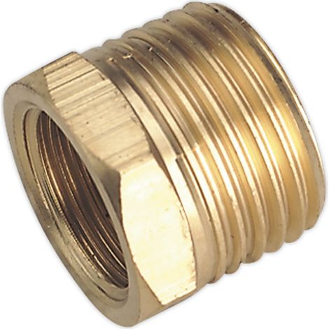 Sealey Air Adaptor 1/2""BSPT Male to 3/8""BSP Female SA1/1238F