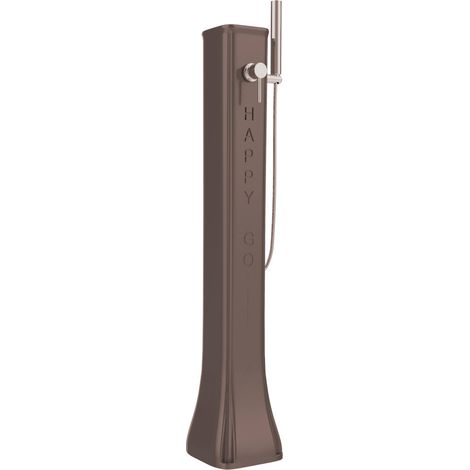 Doccia Solare da Giardino 23L Miscelatore e Doccetta Mobile Arkema Happy Go Dove grey (1/5)