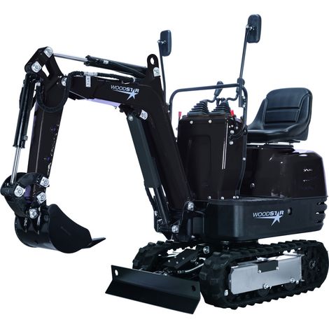Woodster Mini-Bagger WMB800 mit 69 cm Spurbreite 8,5 PS (1/3)