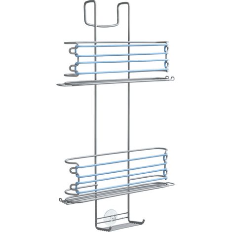 Supporto Doccia con Fasce Elastiche Gancio per Parete Mensola Cestello Frost (1/2)