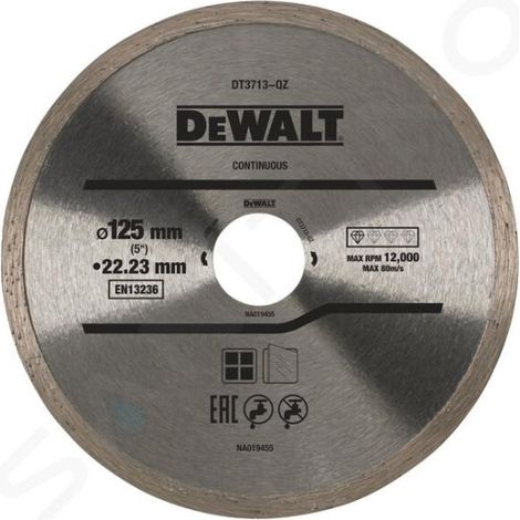 Disque de coupe DeWALT DT37, Ø 125mm, par 1 ( Prix pour 1 )