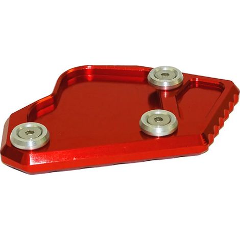 (Rouge) Compatible pour BMW K1600GTL K1600GT K1600 K 1600 GTL GT 2011-2015 2014 Accessoires Béquille Pied Béquille Latérale Agrandisseur Extension Pad Plaque maxpower (1/3)