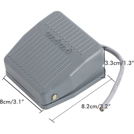 Pédale de Commande TFS 201 AC 250V 10A Interrupteur au Pied SPDT NC NO Contacteur Treadle pour Machine (1/5)