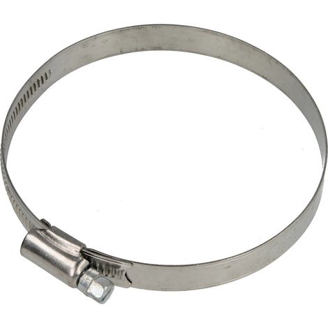 Collier de serrage 12 mm inox plage de serrage 80 - 100 mm