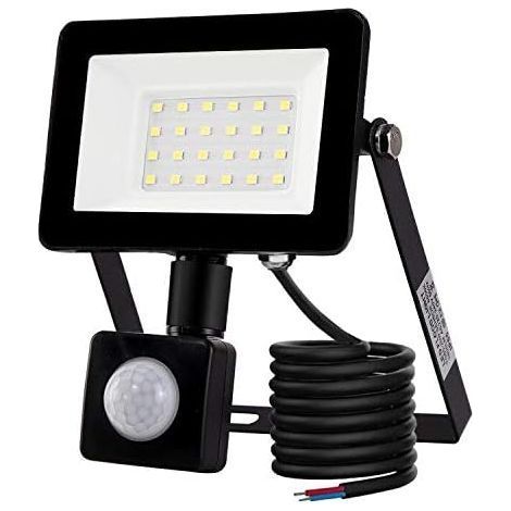 TAISHENGDA-20W Projecteur LED Extérieur Lumière à Détecteur de Mouvement 6500K Spot LED Extérieur,IP66 Avec Détecteur De Mouvement Lampe de Sécurité (1/5)