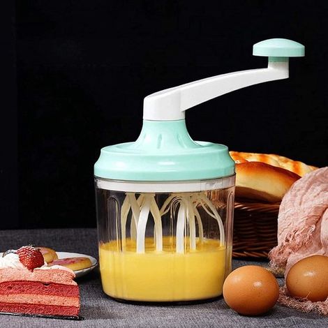 Frusta, sbattitore, impastatrice, utensile da cucina in acciaio inox, frusta a mano con manico ergonomico per sbattere, montare e (1/5)