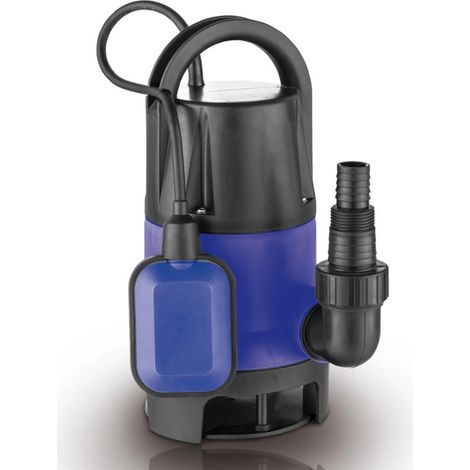 Pompe de puisard pour eaux chargées avec flotteur 550 W  Débit 10 500 l/h, Hauteur de refoulement 7 m  Passage des solides 35 (1/5)
