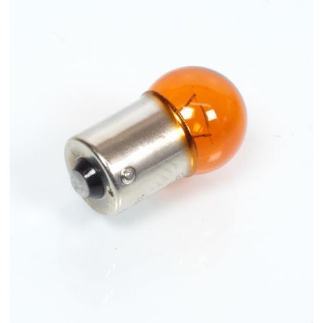 Ampoule de clignotant BAU15s orange 12V 10W plots décalés pour (1/2)