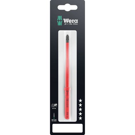 Wera Kraftform Kompakt VDE 62 iS PH 2 x 157 mm TIE SB Elektriker Kreuz Wechselklinge  PH 1