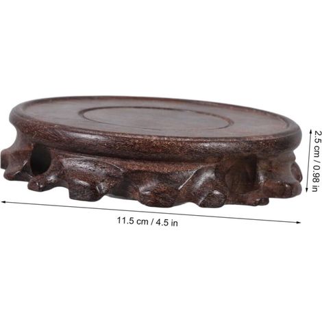 Supporto per acquario, decorazione per la cucina, base per statua, supporto per tazza da tè, piccolo piedistallo rotondo (1/4)