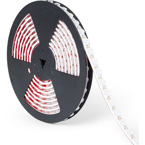 Ruban LED 24V WALL WASHER 30º 48 LED/m 5m 17W/m 1360lm/m Largeur 14mm Coupe 2cm IP44 2700K Blanc chaud (1/4)
