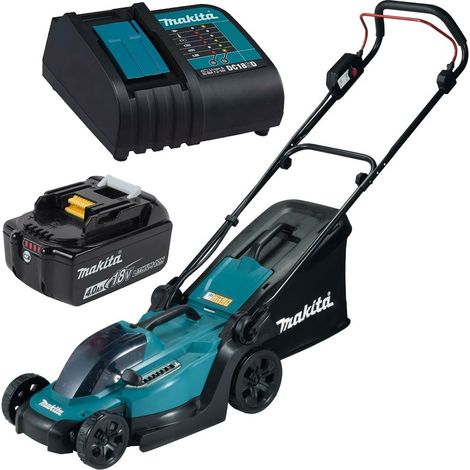 Makita DLM330SM 18v LXT Cordless Lithium Battery Lawn Mower 33cm + 1x4ah Battery (1/5)