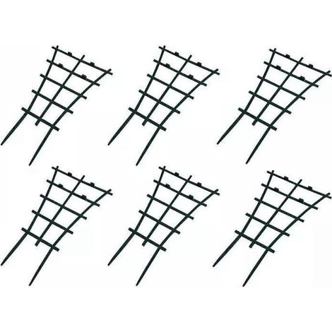 Treillis grimpant en pot en plastique robuste, empilé pour jardin, Patio, fleurs et légumes, paquet de 6 (1/5)