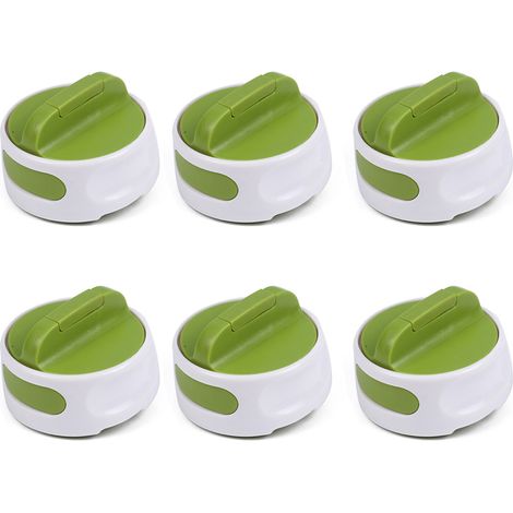 6 pièces Ouvre-boîte miniature , ouvre-bouteille et tournevis en acier inoxydable, vert (1/4)