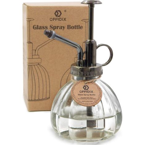 Vintage-Glassprüher – 1 Stück – Bronze und Kunststoff – Handpumpe – Für Zimmerpflanzen und Reinigung – 200 ml (1/5)