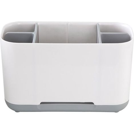 1 Stück Elektrischer Zahnbürstenhalter Zahnbürstenhalter Badezimmer Organizer Badezimmeraccessoires Zahnbürstenhalter Kunststoff mit Sortierfäche (1/5)