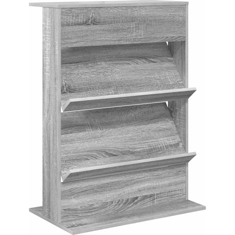 Maison Exclusive - Scaffale per riviste Grigio Sonoma 70 x 41 x 96 cm
