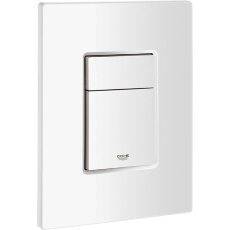 Plaque externe GROHE Skate Cosmopolitan, bouton blanc