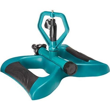 Irrigatore da giardino, irrigazione automatica, rotazione a 360°, prato di grandi dimensioni, design impermeabile, 3 bracci, resistente - ALTRO (1/2)