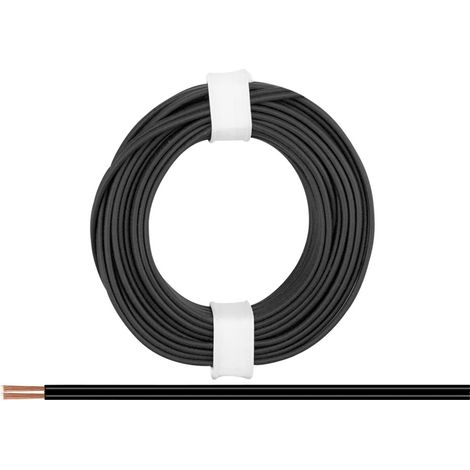 Donau Elektronik 218-11 Litze 2 x 0.14 mm² Schwarz 5 m