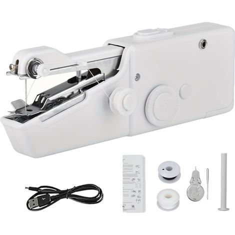 Mini machine à coudre manuelle portable pour débutants et adultes, idéale petits projets et voyages (1/5)