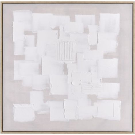 Quadro texture dipinto a mano su tela, cornice in mdf