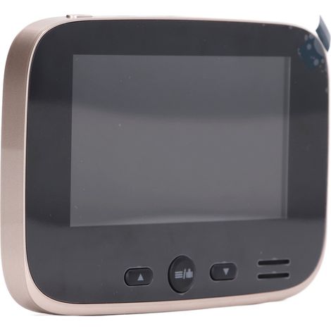 Sonnette vidéo avec judas, écran 4,3 pouces, 1 MP, grand angle 90°, visionneuse de porte numérique HD pour la maison ou la résidence étudiante (1/5)