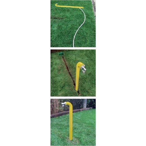 Fontana da Giardino a Cannuccia con Rubinetto Belfer 42/CN Ciclamino (1/4)