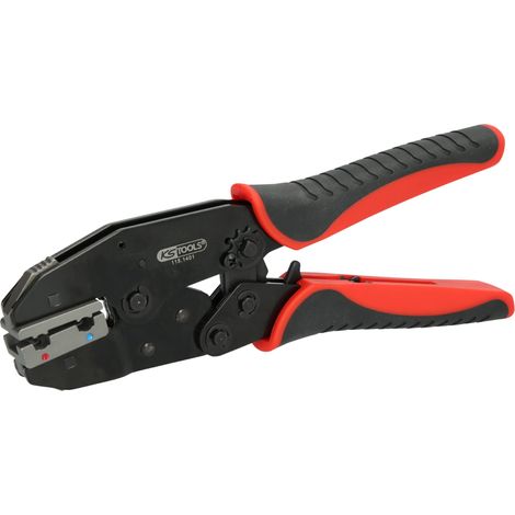KS Tools 115.1495 Pinza di crimpatura per boccola per spine piatte angolate e isolate (1/3)