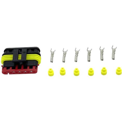MTA  Connettore SuperSeal 1,5 mm - 6 poli - femmina (1/2)