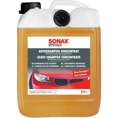 Shampooing - Carrosserie - Concentré - Sans phosphate - SONAX - 5L (1/5)