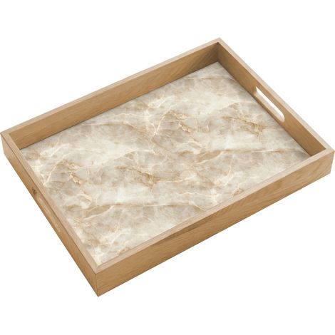 BANDEJA Beige claro - Ónix - Sutil 40x30 cm
