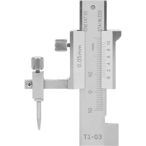 Stufenmessgerät für Stirnflächen – Präzises Messwerkzeug für den Formenbau 0–20 mm, 0,05 mm (1/5)