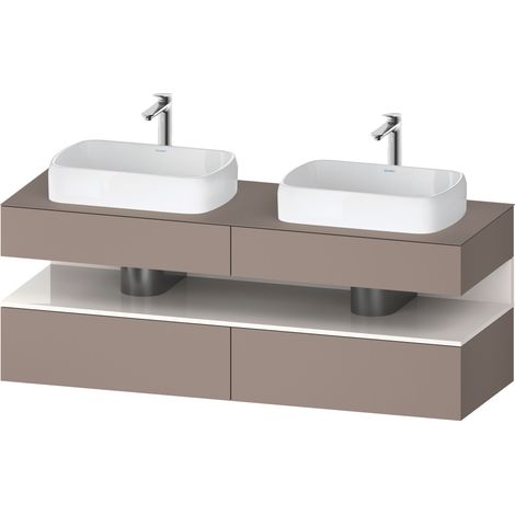 Duravit Collection One Meuble sous-vasque sur console, 2 tiroirs,
