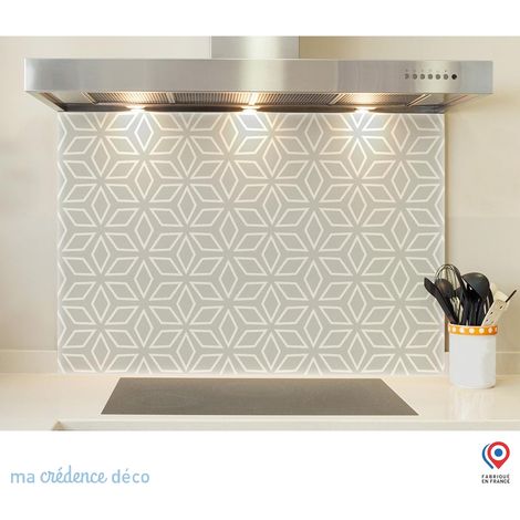 Fond de hotte : Etoile - Verre trempé - 70 cm - 60 cm (1/5)