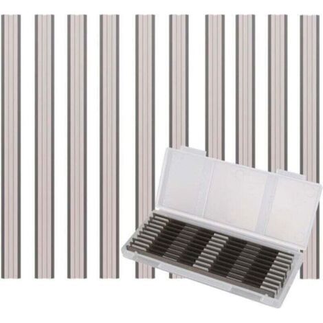 10 Pièces Ensemble de Rabot Electrique Lame, 82x5.5x1.1mm, pour Rabots Makita, Black & Decker, Bosch, DeWalt et Elu (1/4)