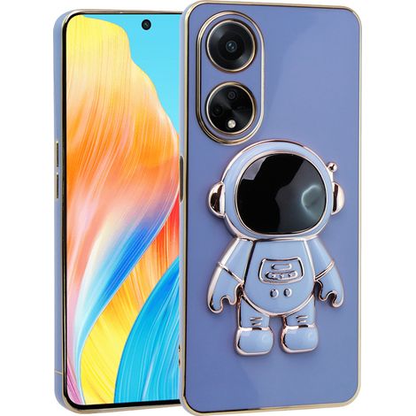 Étui pour Oppo A58 4G, Astronaute, bleu