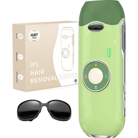 Épilateur IPL Indolore pour Corps et Visage – Technologie IGBT, Flash Rapide, Peau Douce en 6 Semaines, Utilisation Maison, Hommes & Femmes