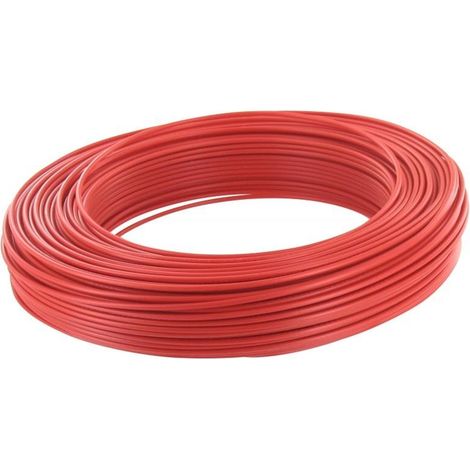 Fili-Cavi H07V-U Cavo di Installazione Rosso 10m 1,5mm²