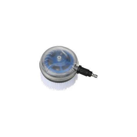 Brosse de lavage rotative, accessoires pour nettoyeur haute pression, connecteur rapide universel, outil de nettoyage pour voiture, maison, bureau, terrasse (1/5)