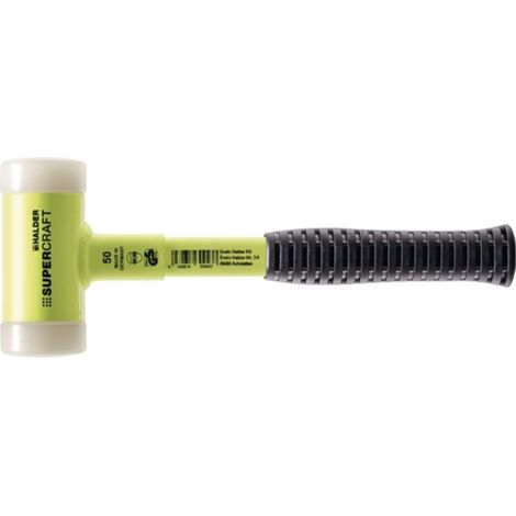 Schonhammer SUPERCRAFT L.295mm testa Ø30mm, STA, splitterfrei, nylon bianco (1/4)