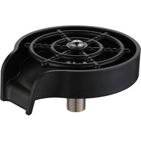 Robinet automatique rapide haute pression verre 304 rinceur évier de cuisine lave-tasses à café buse haute pression à cinq trous nettoyage multi-angles tout autour (1/5)