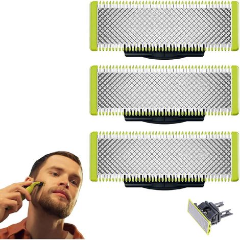 Cuchillas de repuesto compatibles con los modelos 0neBlade y 0neBlade Pro, cuchillas de repuesto de acero inoxidable QP230/50 para QP14xx, QP25xx, QP26xx, QP27xx, QP28xx, QP65xx, QP66xx (1/5)