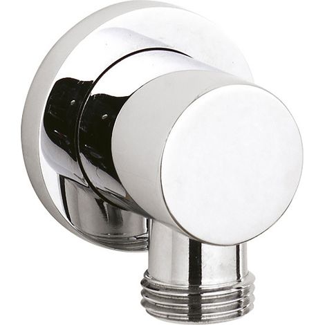 Round Minimalist Outlet Elbow - Chrome