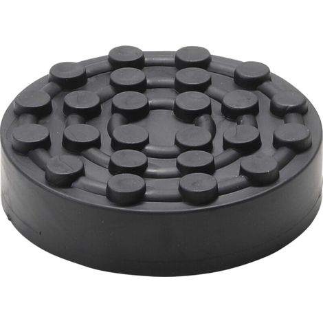 Plateau En Caoutchouc - Diametre 120 Mm - Pour Pont Elevateur - Hauteur 26 Mm - Sbr ShA 80 - Lot De 1 (1/2)