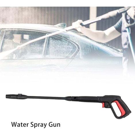 Pistola a spruzzo Bardusch con ugello variabile per idropulitrici ad alta pressione da 16 MPa, compatibile con Bosch AQT, Black & Decker, completa di impugnatura, tubo di prolunga e ugello. (1/3)