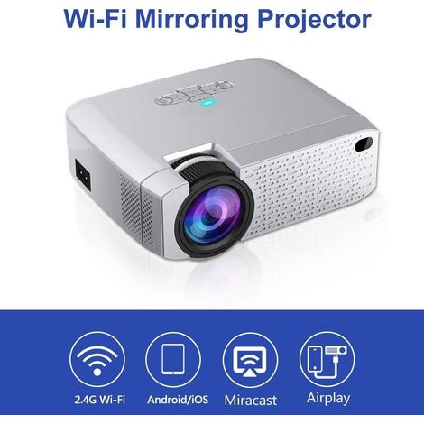 Projecteur Led Wifi 36-150 Pouces 5600 Lumens Usb Hdmi Vga Sd Q-a16b (1/5)