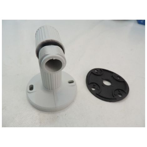 Fixation murale blanche 2 points 82,5mm pour colonne lumineuse à LED STILI KM EUROP 16016