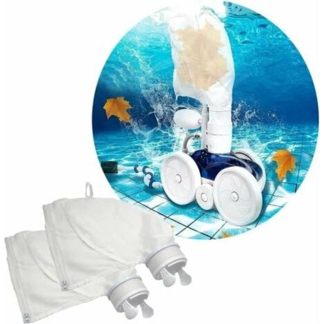 Lot de 2 sacs de nettoyage de piscine avec filtre de rechange pour Polaris 280/480, T-Audace (1/5)