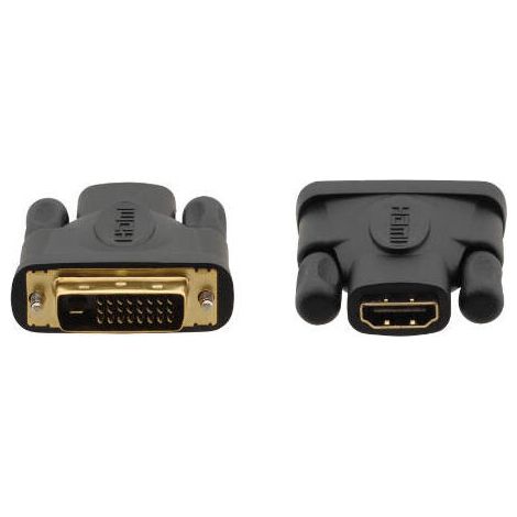 Kramer Electronics 99-9497001 cambiador de género para cable DVI–D HDMI Negro, Oro